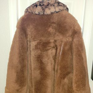 Coach Jennifer Lopez shearling faux fur coat